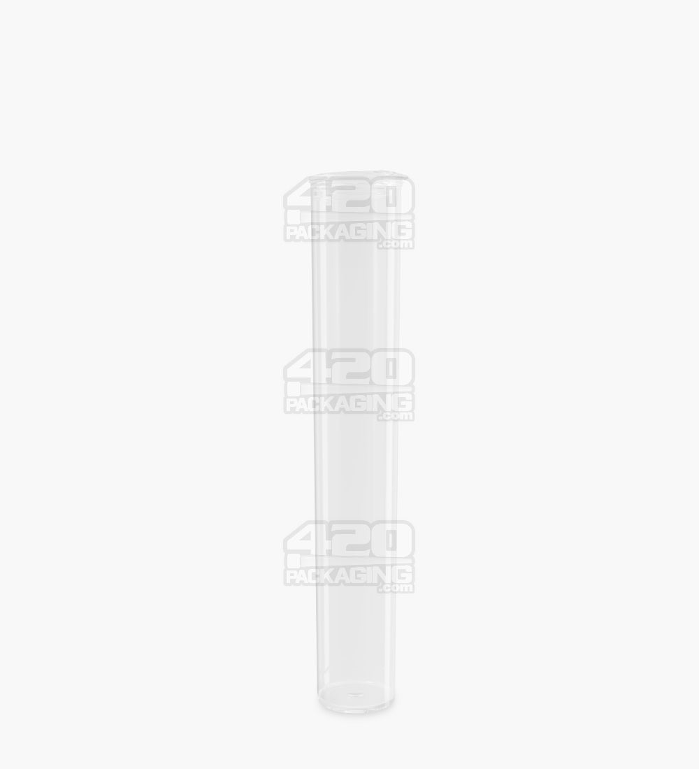 116mm Clear Transparent Child Resistant Pop Top Plastic Pre-Roll Tubes 100/Box - 2