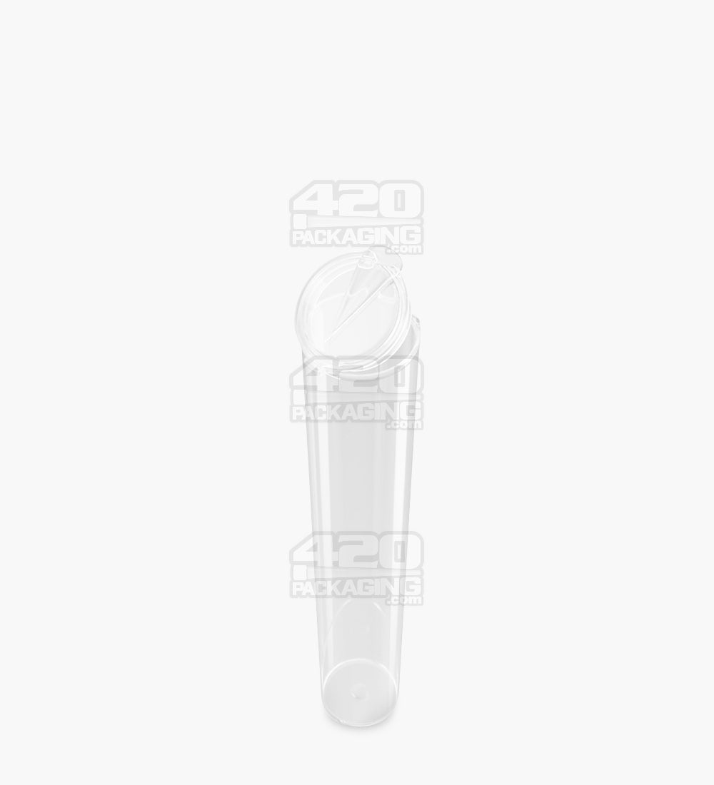 116mm Clear Transparent Child Resistant Pop Top Plastic Pre-Roll Tubes 100/Box - 4