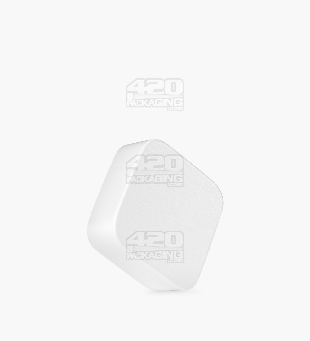 Qube 32mm Clear Glass Concentrate Jar W/ White Lid 250/Box - 6