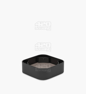 Qube 32mm Clear Glass Concentrate Jar W/ Black Lid 250/Box - 9