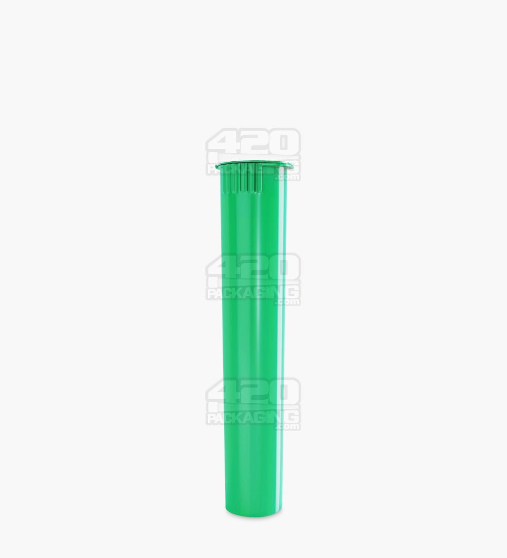 95mm Green Opaque Child Resistant Pop Top Plastic Pre-Roll Tubes 1000/Box - 3