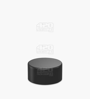 28mm Smooth Push and Turn Child Resistant Plastic Caps With Foil Liner - Black - 504/Box - 3