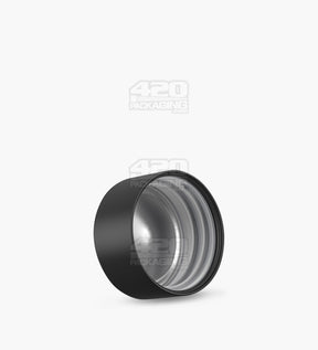 28mm Smooth Push and Turn Child Resistant Plastic Caps With Foil Liner - Black - 504/Box - 2