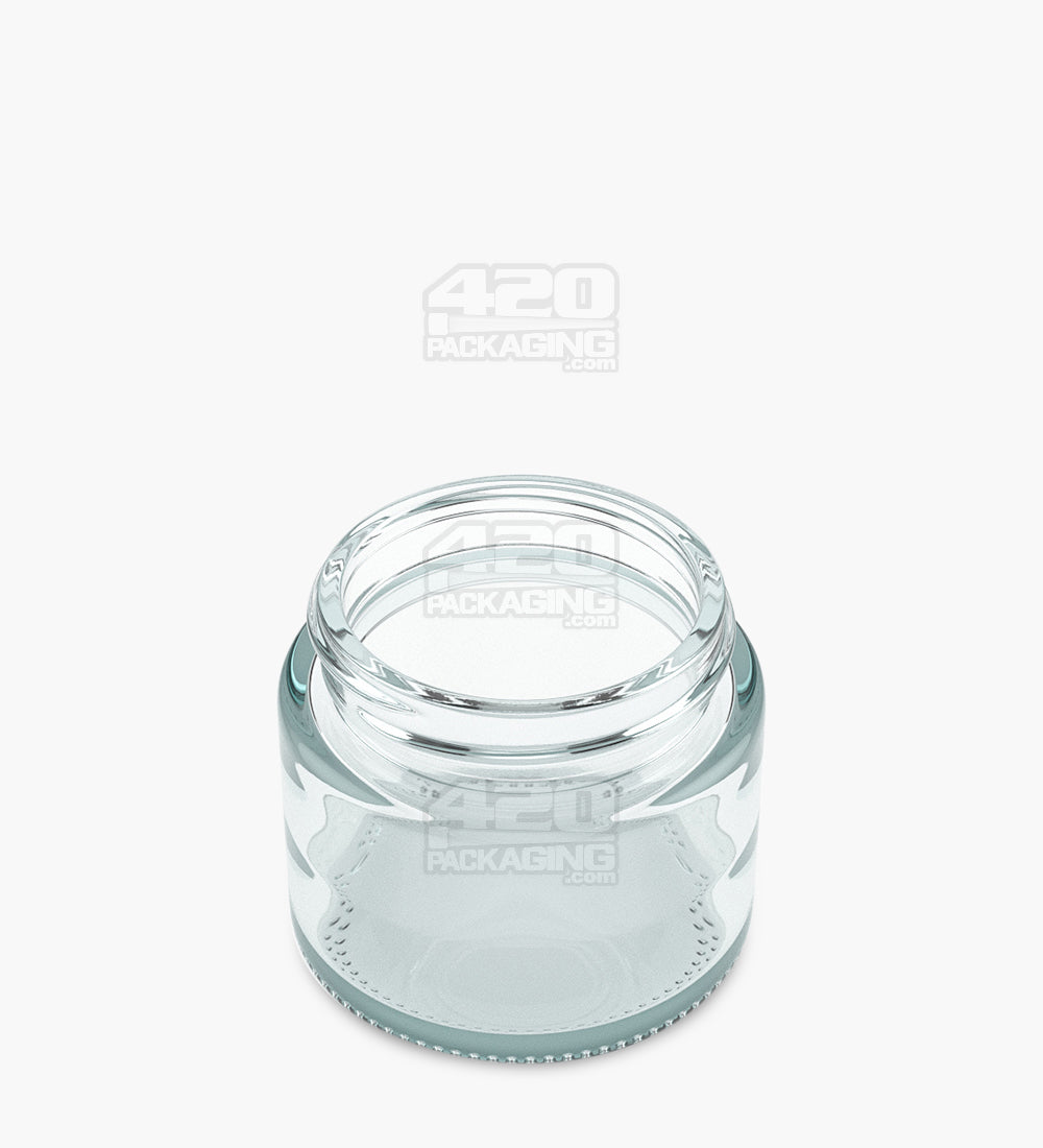 53mm Straight Sided Clear 2.5oz Glass Jar 32/Box - 3