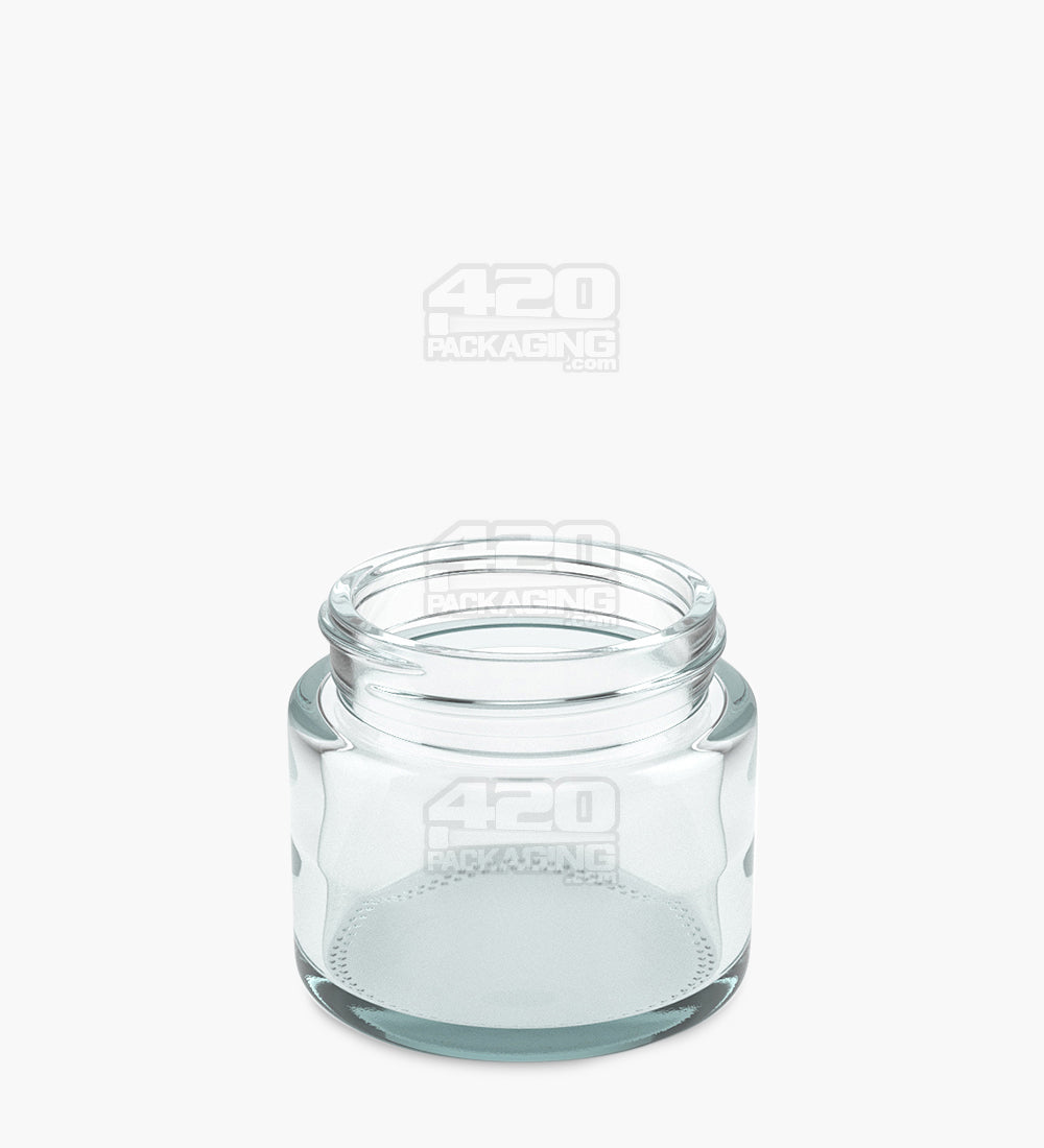 53mm Straight Sided Clear 2.5oz Glass Jar 32/Box - 2