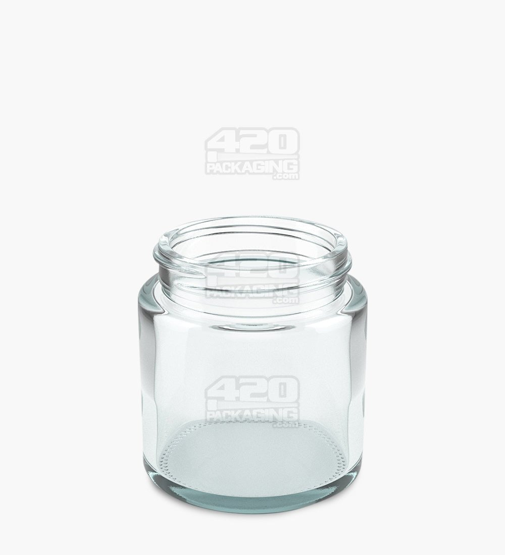53mm Straight Sided Clear 3.75oz Glass Jar 84/Box - 2