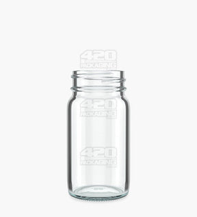 38mm Wide Mouth Straight Clear 2oz Glass Jar 288/Box - 1