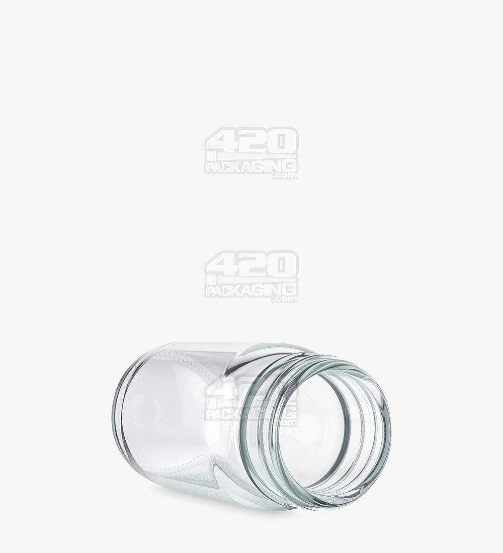 Wide Mouth Straight Sided 2oz Clear Glass Jars 160/Box - 3