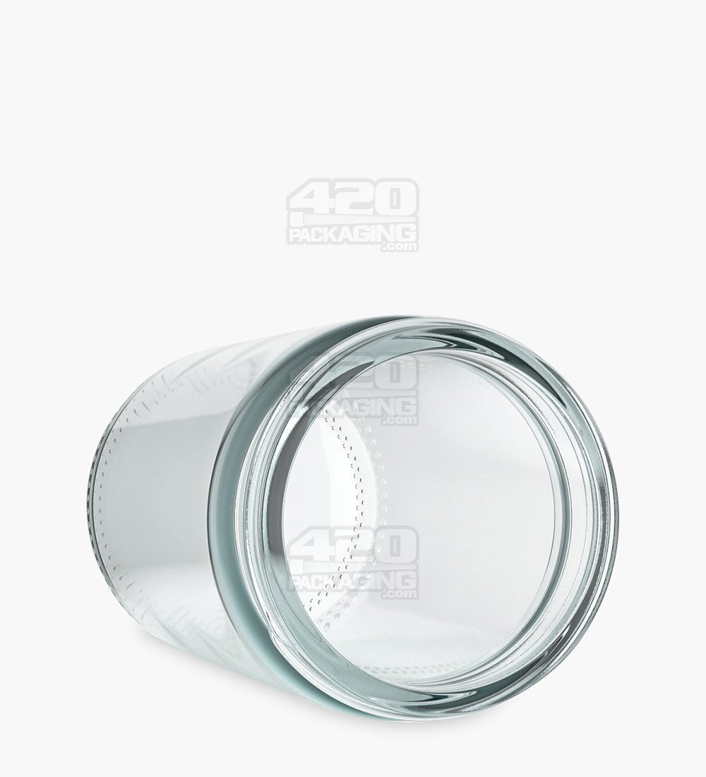Straight Sided 10oz Base Clear Glass Jars 36/Box - 4
