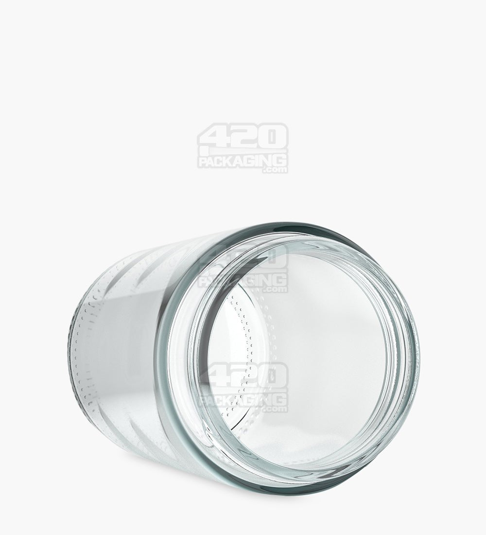 10oz Straight Sided Clear Glass Jars 72/Box - 4