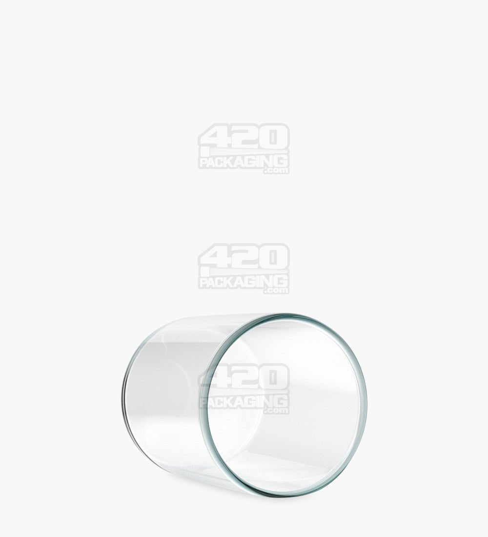 2oz Straight-Sided Clear Glass Screw Top Jars With White Lid 240/Box - 4