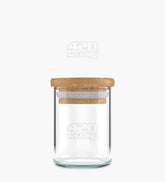 2oz Straight-Sided Clear Glass Screw Top Jars With White Lid 240/Box - 1