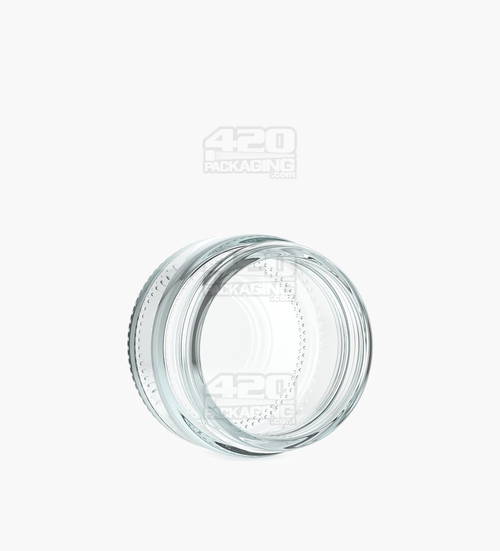 1oz Straight Sided Clear Glass Jars 200/Box - 3