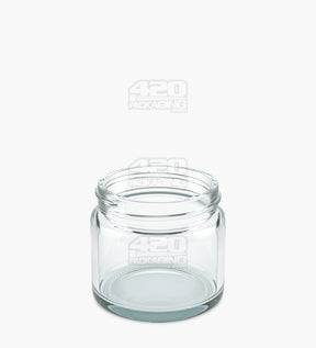 50mm Straight Sided Clear 2oz Glass Jar 200/Box - 2