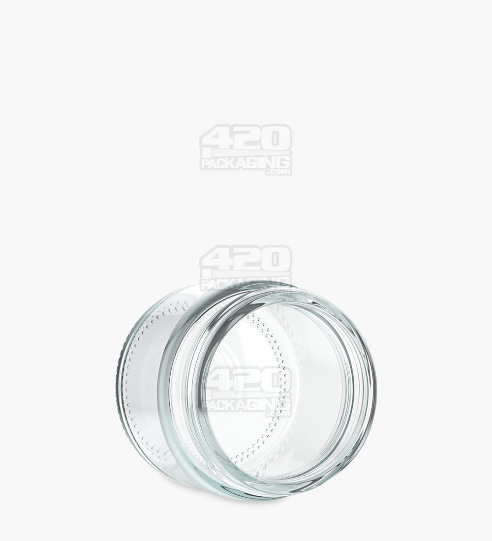 50mm Straight Sided Clear 2oz Glass Jar 200/Box - 3