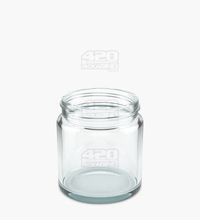 50mm Straight Sided Clear 3oz Glass Jar 100/Box - 2