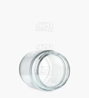 50mm Straight Sided Clear 3oz Glass Jar 100/Box - 3