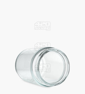 5oz Straight Sided Clear Glass Jars 100/Box - 3