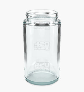 6oz Straight Sided Clear Glass Jars 100/Box - 2