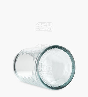 6oz Straight Sided Clear Glass Jars 100/Box - 4