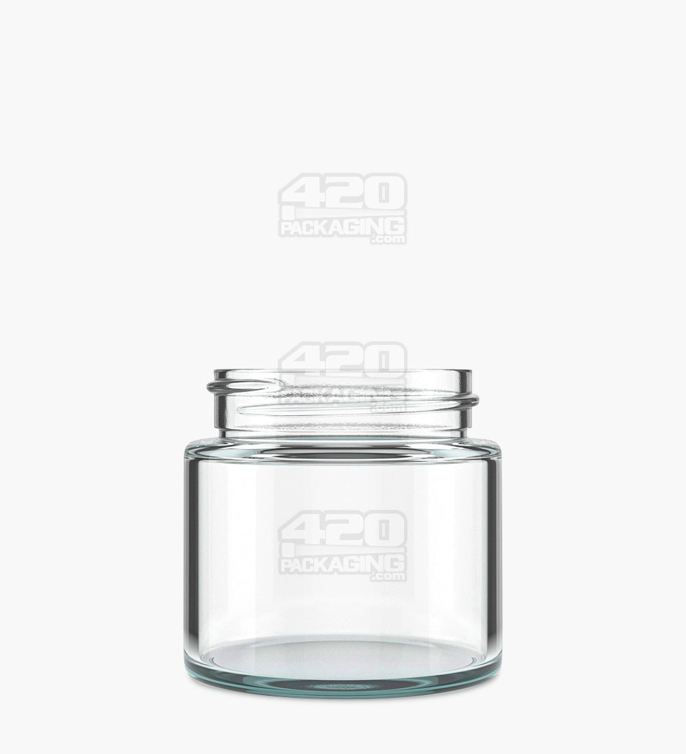 3oz Straight Sided Clear Glass Jars 32/Box - 1