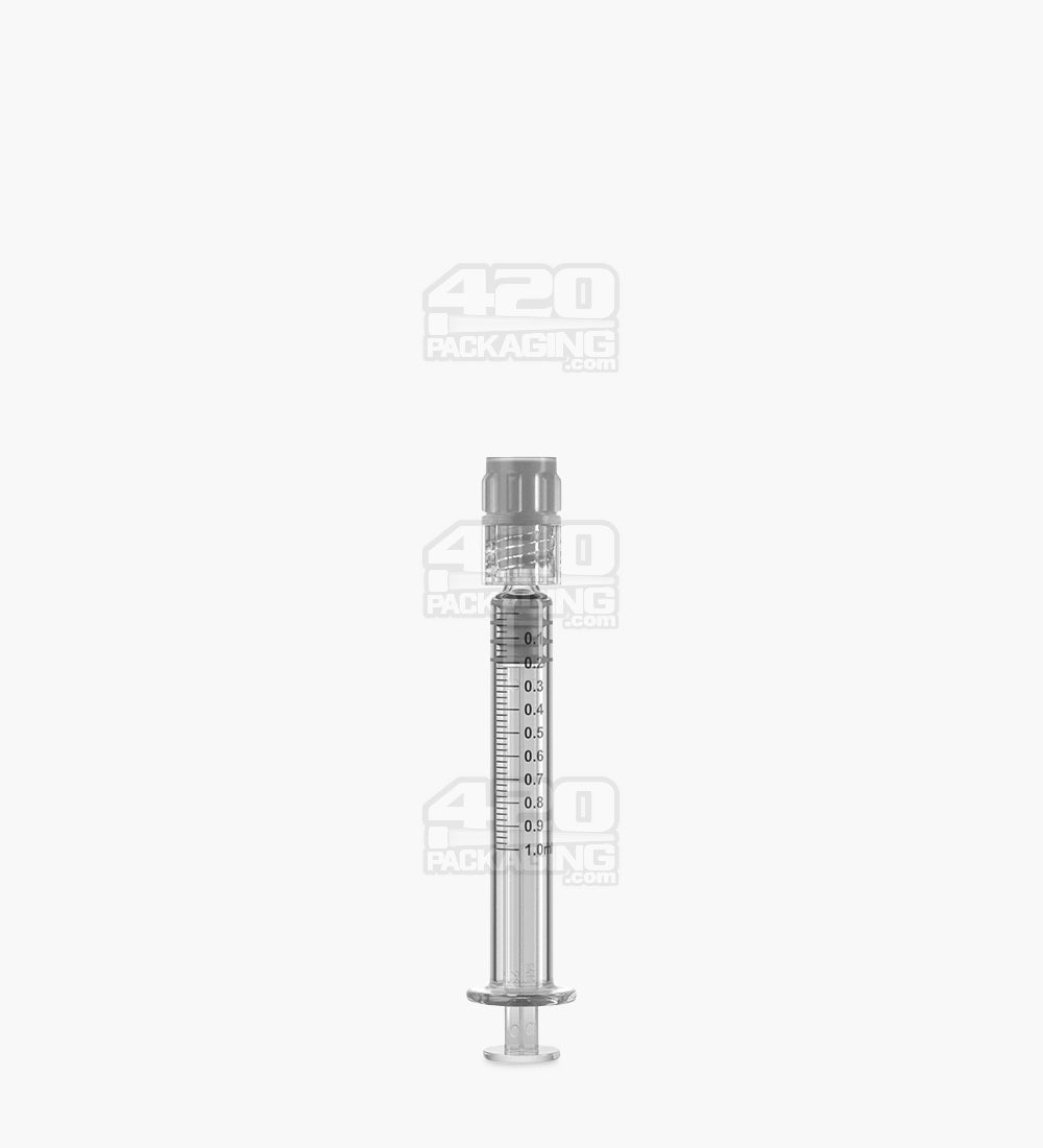 Luer Lock 1ml Long Glass Dab Applicator Syringes 100/Box - 8