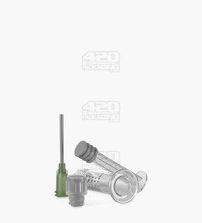 Luer Lock 1ml Glass Dab Applicator Syringes w/ Needle Tip 100/Box - 5