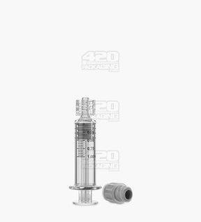 Luer Lock 1ml Glass Dab Applicator Syringes 100/Box - 9
