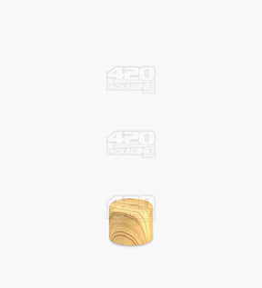 18mm Smooth Push and Turn Flat Plastic CR Caps For Glass Tubes - Pine - 400/Box - 3