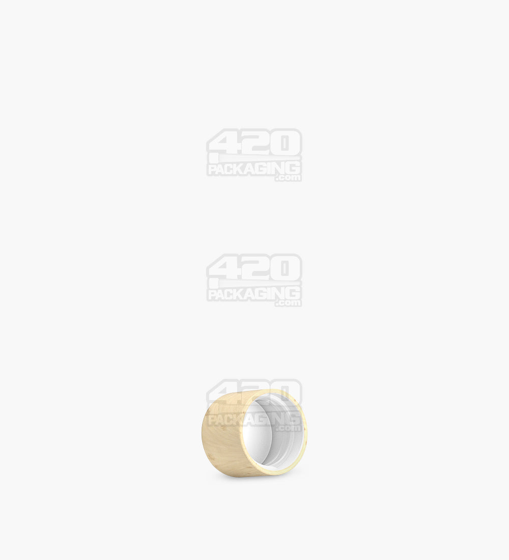 Push and Turn Flat Plastic CR Caps For Glass Tubes - Spruce