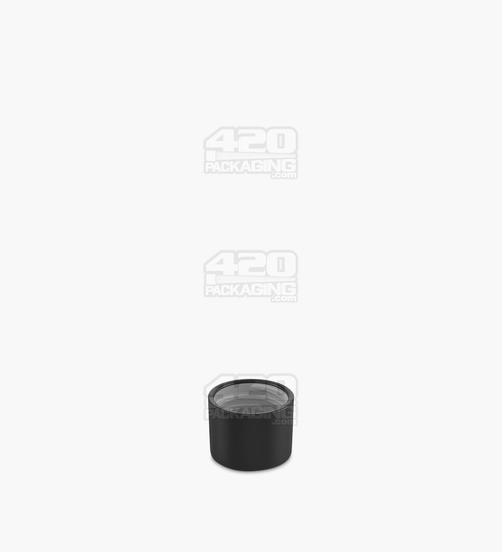 120mm Glass Tube With Child Resistant Black Cap 500/Box - 10