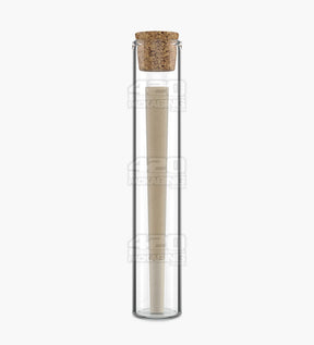 120mm King Size Clear Glass Pre-Roll Tubes with Cork Top 640/Box - 2