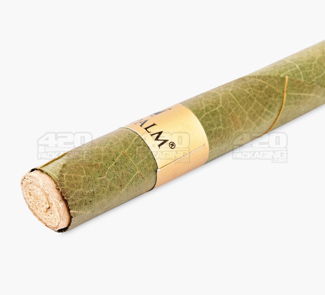 King Palm Gelato Cream Natural Rollie Leaf Blunt Wraps 20/Box - 6