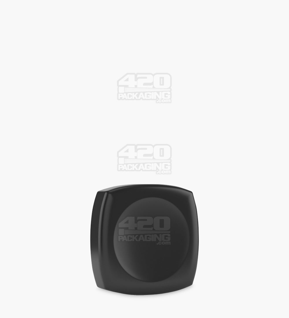 32mm Matte Black 5ml Glass Pillow Concentrate Jar w/ White Interior 250/Box - 4