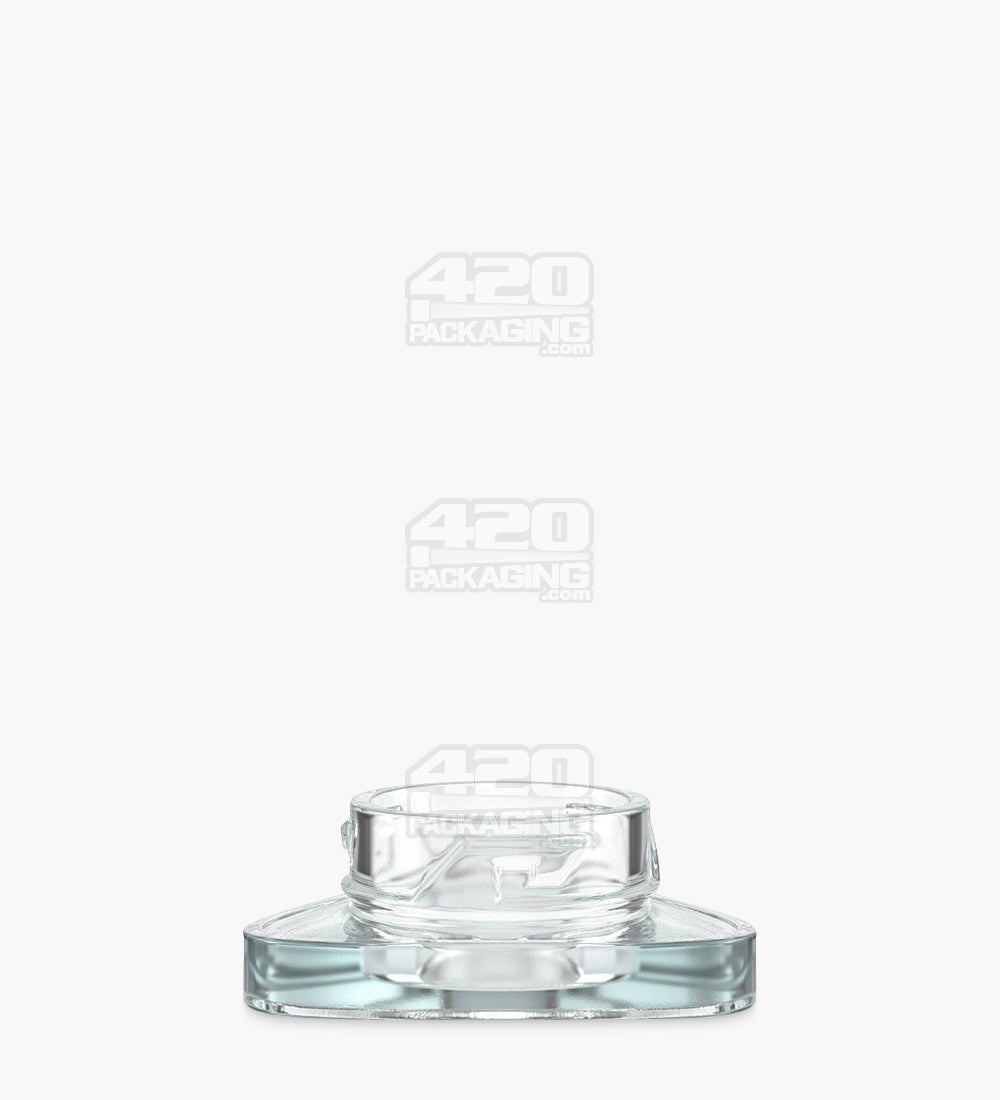 24mm Clear 5ml Glass Triangle Concentrate Jar With Black Cap 240/Box - 4