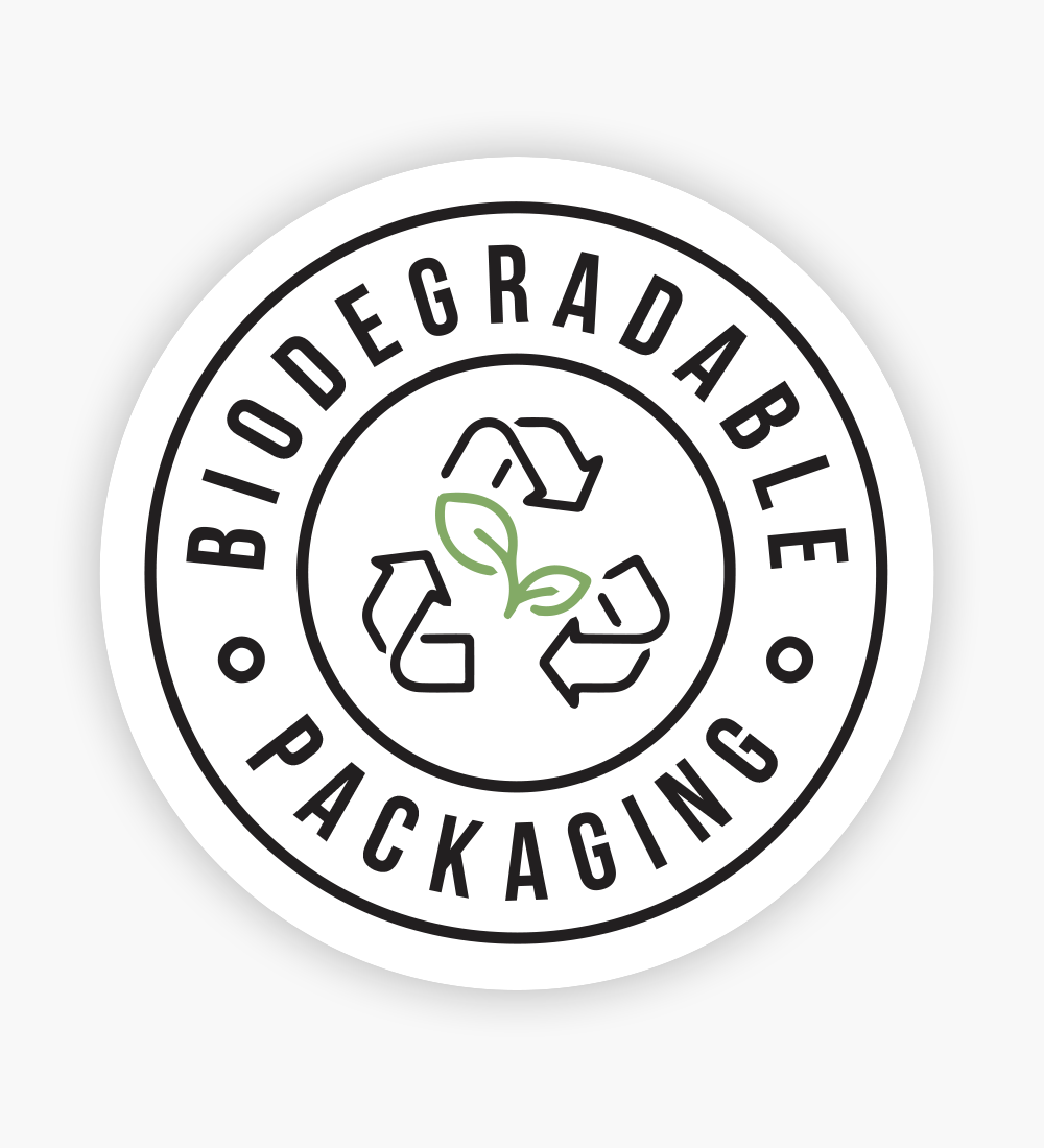 Biodegradable Packaging Universal Circle Labels Circle 1000/Box - 1