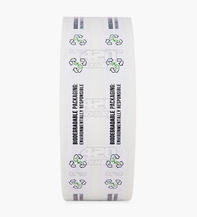 Biodegradable Packaging Labels Tamper Evident Dogbone 1000/Roll - 3