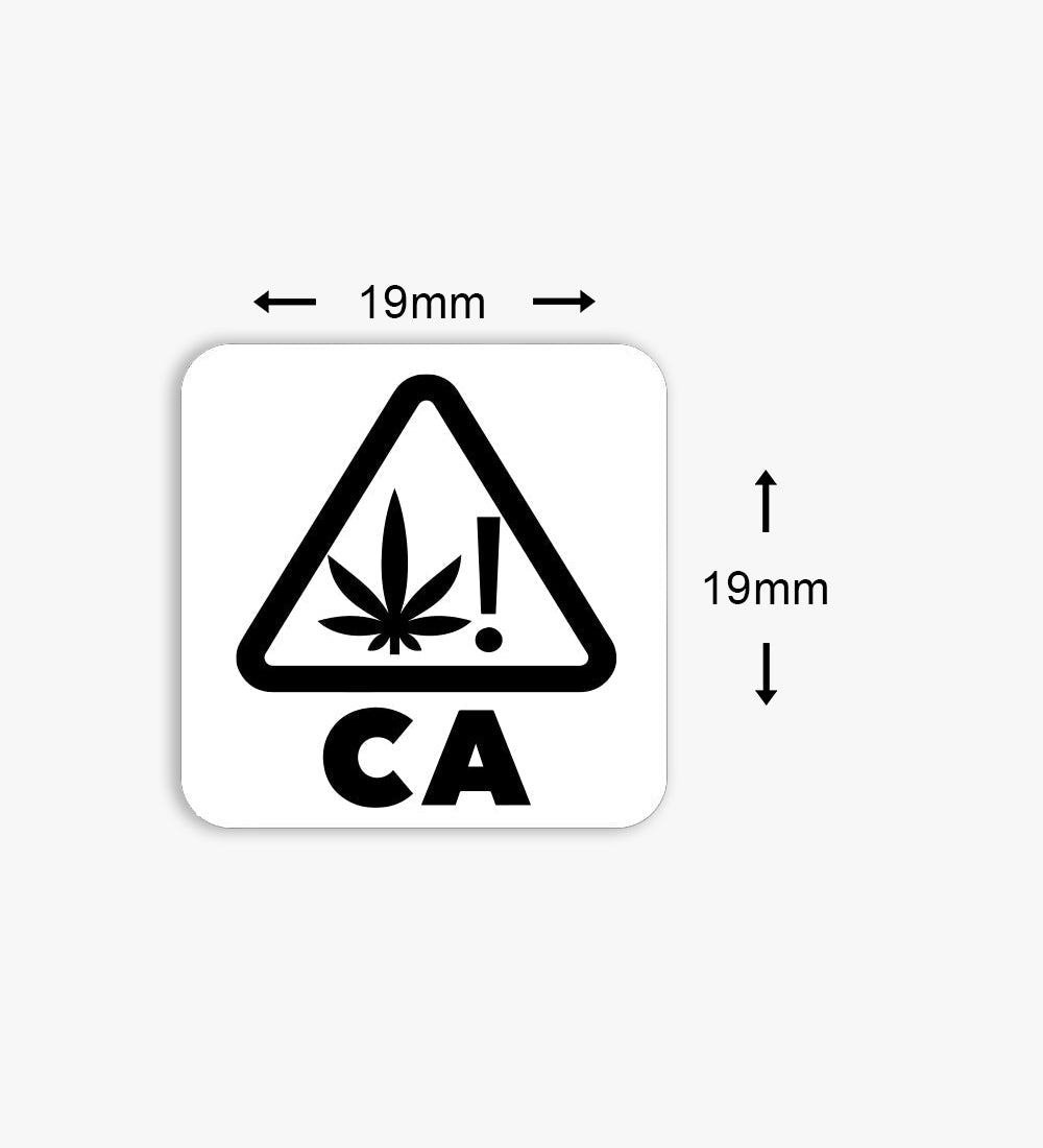 California Label Universal Clear Product Symbol 1000/Roll