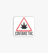 Massachusetts Maine THC - Triangle Warning Labels 1000/Roll - 1