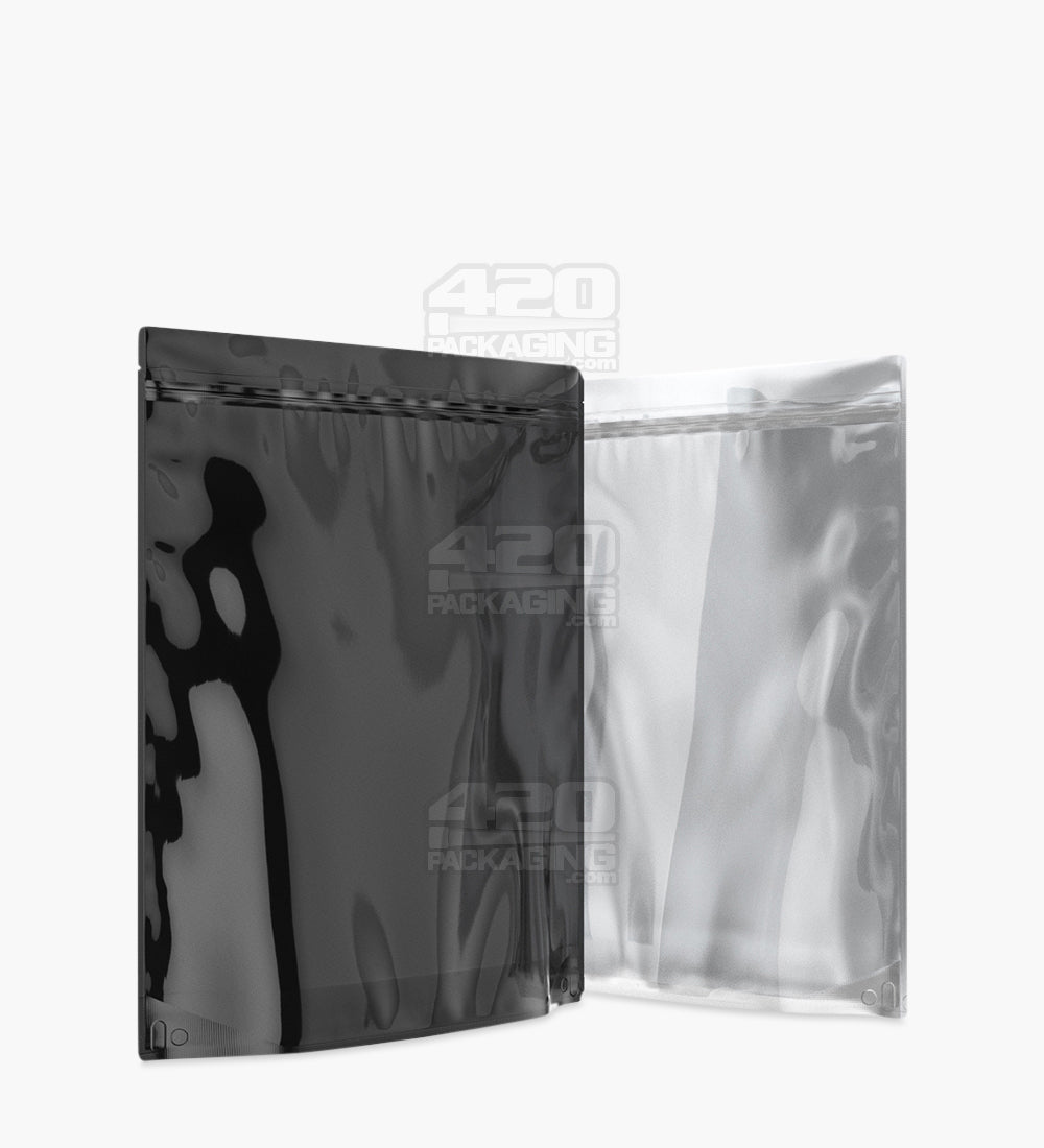 Glossy Black 14.6x16.4 Tamper Evident Mylar Bags 100/Box - 2