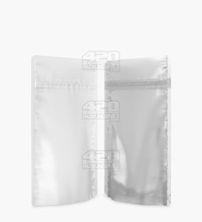 Matte-White 4" x 6.5" Mylar Tamper Evident Vista Bags (7 grams) 1000/Box