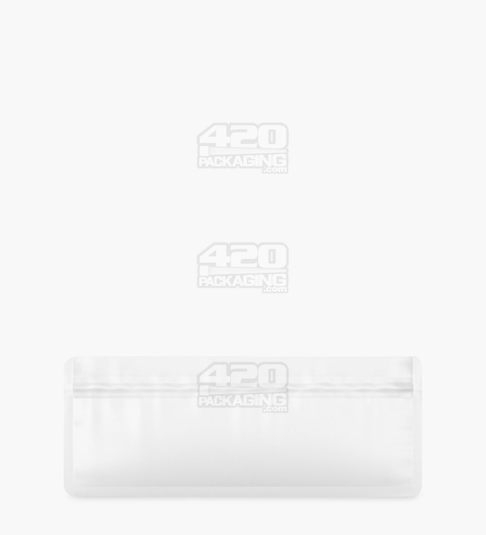 Matte-White 7" x 2.7" Mylar Tamper Evident Bags For Pre-Roll/Syringe (2 grams) 1000/Box