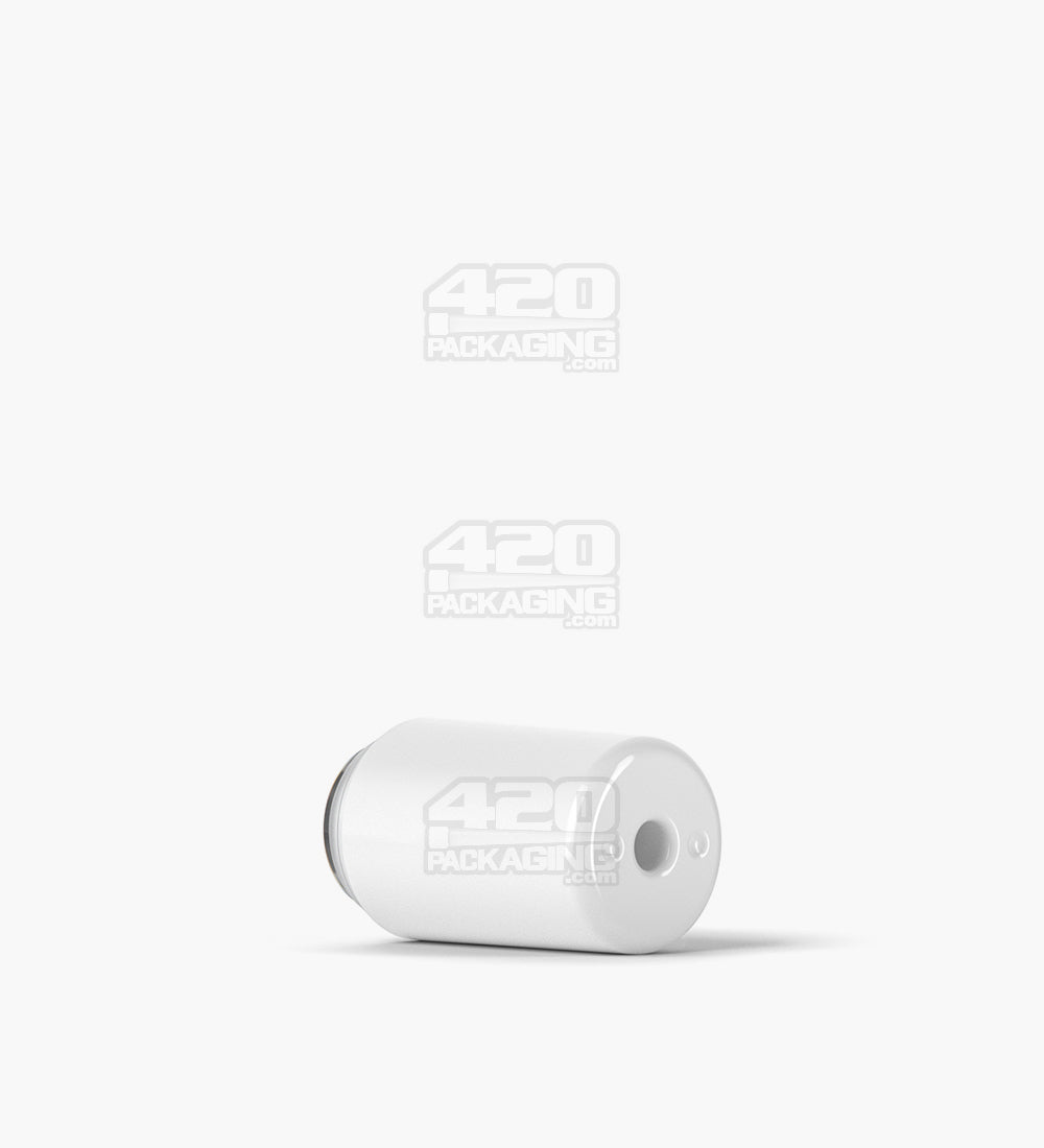 RAE White Plastic Round Vape Mouthpiece for Hand Press Plastic Cartridges 400/Box