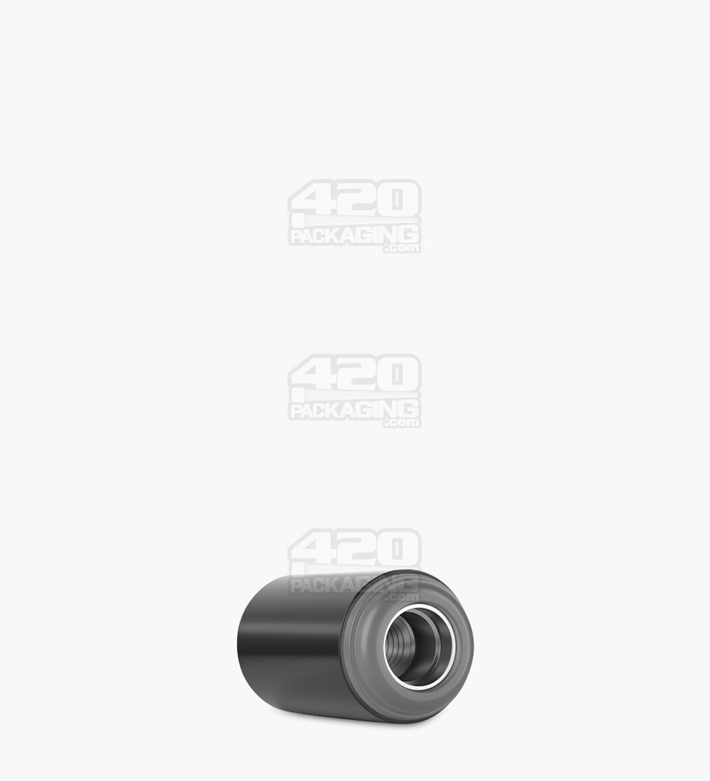 RAE | Round Vape Mouthpiece for Screw On Plastic Cartridges | Black Plastic - Screw On - 400 Count