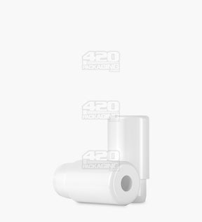 AVD White Plastic Barrel Vape Mouthpiece For Plastic Cartridge 100/Box
