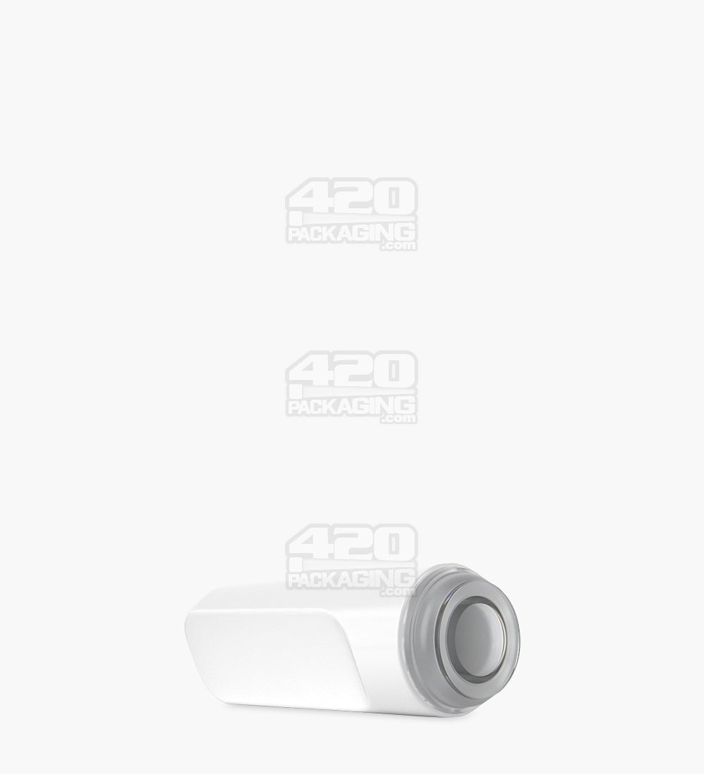 RAE White Plastic Flat Vape Mouthpiece for Hand Press Plastic Cartridges 400/Box - 6