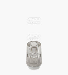 RAE Clear Plastic Round Vape Mouthpiece for Hand Press Plastic Cartridges 400/Box - 3
