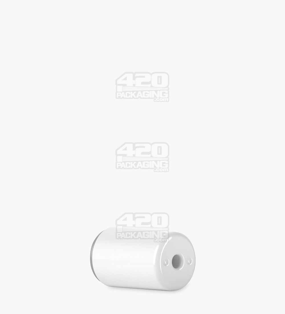 RAE White Plastic Round Vape Mouthpiece for Arbor Press Plastic Cartridges 400/Box