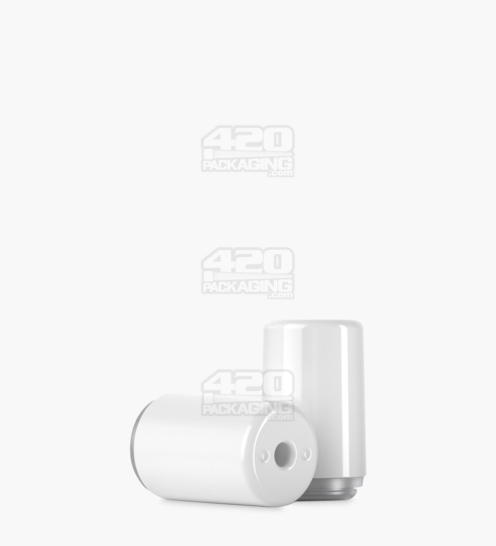 RAE | Round Vape Mouthpiece for Arbor Press Plastic Cartridges | White Plastic - Arbor Press - 400 Count