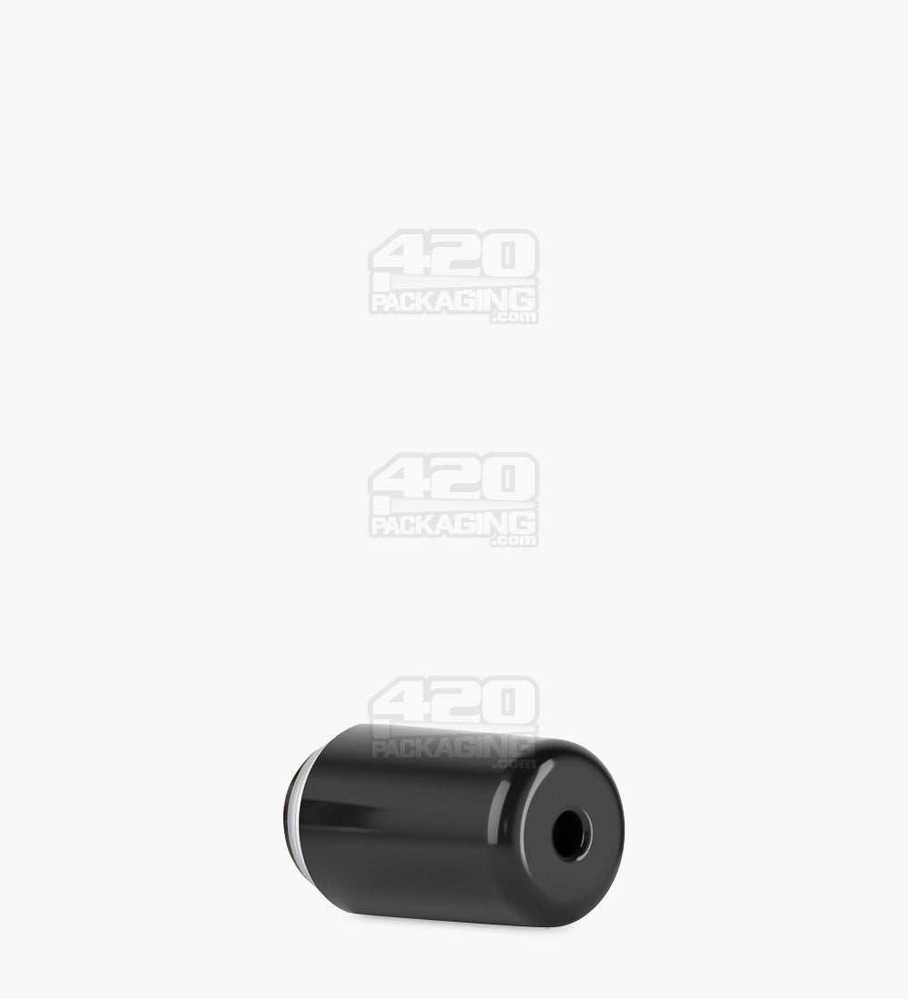RAE Black Ceramic Round Vape Mouthpiece for Hand Press Ceramic Cartridges 400/Box - 5